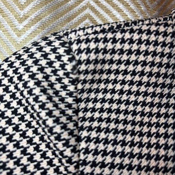 Zara Houndstooth Mini Dress Jacket Womens Size Medium Polyester Button Length 34 - Picture 6 of 8